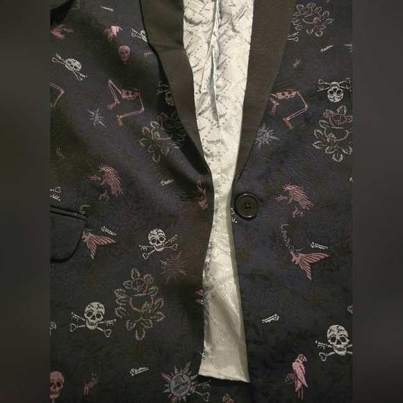 Zadig & Voltaire Victor Tattoo Print Blazer - Picture 8 of 12